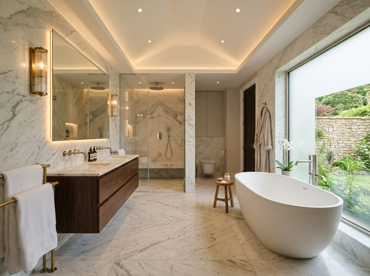 Custom Bathroom Renovation in Slayden